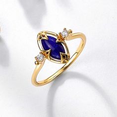 Introducing our 925 Silver Oval Lapis Lazuli CZ Diamond Adjustable Ring. Made with 925 silver and adorned with a stunning lapis lazuli gemstone and sparkling CZ diamonds, this ring is not only adjustable for the perfect fit, but also adds an elegant touch to any outfit. Elevate your style with this beautiful piece. Crafted with premium materials and designed for versatility, this adjustable ring is the epitome of luxury. The 925 silver band is enhanced by a captivating lapis lazuli gemstone and shimmering CZ diamonds, giving you a timeless and sophisticated look. Whether worn as a statement piece or as a delicate addition to your collection, this ring is sure to elevate your style and leave a lasting impression. Tarnish-proof Water-proof Sleep / Nap-proof Safe for sensitive skin Wear it wh Sterling Silver Nose Rings, Wedding Band For Women, Vintage Style Engagement Rings, Silver Nose Ring, Bff Necklaces, Promise Ring Gift, Lapis Lazuli Ring, Sterling Silver Engagement Rings, Feather Necklaces