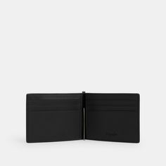 Signature coated canvas Six credit card slots Money clip 4 (L) x 3 (H) Style No. CY059 Billfold Wallet, Coach Outlet, Signature Canvas, H Style, Money Clip, Wallet, Canvas