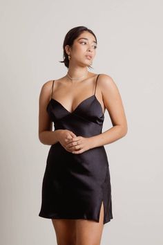 Light Up The Night Black Satin Cowl Neck Mini Dress - $44 | Tobi US Wrap-around Strap Mini Dress For Date Night, Chic Mini Dress With Wrap-around Spaghetti Straps, Date Night Mini Dress With Wrap-around Straps, Mini Length Dress With Wrap-around Straps For Date Night, Fitted Mini Dress With Spaghetti And Wrap-around Straps, Party Mini Dress With Wrap-around Straps, Fitted Mini Dress With Wrap-around Straps For Party, Mini Dress With Wrap-around Straps For Date Night, Night Out Slip Dress With Adjustable Straps