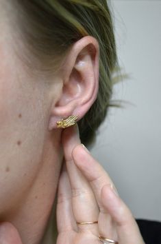 Josie's Shooting Star Earrings – Stefanie Sheehan Star Shaped Ear Climbers As Gift, Star-shaped Ear Climbers As Gift, Shooting Star Earrings, Star-shaped Ear Climbers For Gift, Star-shaped Ear Climbers For Pierced Ears, Everyday Star-shaped Yellow Gold Earrings, Yellow Gold Star-shaped Pierced Earrings, Gold Star-shaped Tarnish Resistant Earrings, Shooting Star Necklace