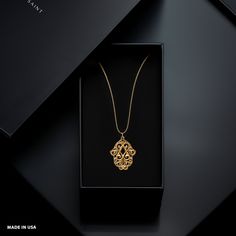 Elevate your style with our gold Hamsa hand pendant. This solid gold necklace showcases exquisite craftsmanship, symbolizing protection and blessings. The 14 karat gold Hamsa Hand pendant is more than just jewelry; it's a fine representation of symbolism and cultural significance, also available in 18k yellow gold. PENDANT INFORMATIONThis pendant is made of real, solid gold.• Made in USA• Material: 14k or 18k solid gold• Finish: polished• Height: 1.25" (32 mm) x Width: 1" (24,5 mm)• Pendant weig Hand Pendant, Gold Hamsa, Hamsa Pendant, Solid Gold Necklace, Solid Gold Chains, Floral Pendant, Patron Saints, Hamsa Hand, With Meaning