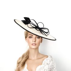 Black and White Kentucky Derby Hat Feathers Ascot Hat for - Etsy Chic Fascinator With Feathers For Races, Chic Summer Fascinator With Feathers, Kentucky Derby Church Fascinator, Chic Fascinator With Feathers For Royal Ascot, Brimmed Headpiece For Royal Ascot, Chic Feathered Mini Hats For Races, Cream Event Hat, Chic Mini Hats With Feathers For Wedding, Chic White Mini Hats For Royal Ascot