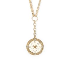 18K Gold Internal Compass : Heavy Mixed Belcher Extension Chain Necklace – FoundRae Heart Meaning, Pretty Trinkets, Meaning In Life, Cardinal Directions, Compass Necklace, Self Reflection, Look In The Mirror, Enamel Jewelry, Mirror Image