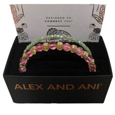 Alex And Ani Shake Your Palm Palms Duo Bracelet Bangle Charm Set Shiny Gold Palm Charms With Pink Beads And Tiny Mint Square Green Beads 2 Bracelet Bangle Set. Was A 3 Piece Set From Alex And Ani Site But Only Kept One. These Two Are Still Nwot And Nib. Adjustable Pink Gold Beaded Bracelet, Adjustable Pink Gold Beaded Bracelets, Elegant Pink Bangle Stretch Bracelet, Elegant Pink Stackable Stretch Bracelet, Pink Bangle Bracelets For Gift, Pink Bangle Bracelets For Gifts, Pink Bangle Bracelets As Gift, Adjustable Pink Stackable Friendship Bracelets, Adjustable Stackable Pink Friendship Bracelets