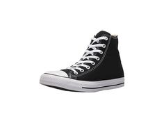 Converse Chuck Taylor(r) All Star(r) Core Hi - Classic Shoes : Black : For men's sizes, please select 1/2 size down from your normal size (if you wear Men's size 9, please choose Men's size 8.5). Women's sizes should be true to size. Ol' skool never looked so good with this casual sneaker staple! Rep your era to the fullest in a pair of the classic Converse Chuck Taylor All Star Core Hi shoes. High-top sneakers with canvas uppers. Vintage Converse rubber toe cap and color-contrasting sidewall. C Classic Converse High-top Sneakers For Sports, Classic Converse High-top Sneakers, Classic Converse Sneakers For Sports, Classic Cotton High-top Sneakers For Streetwear, Classic Converse Cotton High-top Sneakers, Converse Sporty Sneakers For Everyday, Sporty Converse Sneakers For Everyday, Sporty Everyday Converse Sneakers, Star Core