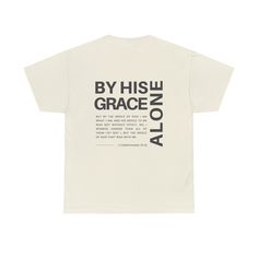 We are living proof of the grace of God - for it is by the grace of God that we are where we are. “But by the grace of God I am what I am, and his grace to me was not without effect. No, I worked harder than all of them—yet not I, but the grace of God that was with me.” 1 Corinthians 15:10 Can I Pray For You, Graphic Christian Tees, Christian Graphic Tees Design, Christian Merch Ideas, Church T Shirt Ideas Design, Church Merch Ideas, Church Tshirt Designs, Simple Tshirt Design, Minimalist Tshirt Design