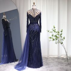 window.adminAccountId=244214477; Formal Gowns For Women, Evening Dresses Short Parties, Dress With Detachable Skirt, Dubai Evening, Military Ball Dress, Detachable Skirt, Gowns For Women, Blue Mermaid, Evening Dresses Short