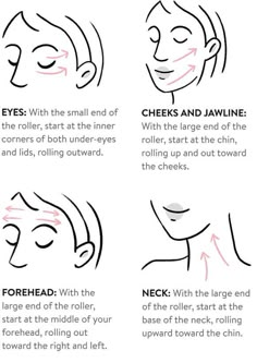 How to use a face roller properly - WildflowersAndWanderlust.com #facerolling #jaderoller #clearskin #wildchild #cleanmakeup #natural Face Massage Roller, Lifting Facial, Eye Roller, Skincare Secrets, Face Roller, Facial Roller, Massage Roller