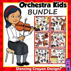 the orchestra kids's bundle includes posters and activities