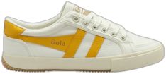 White Retro Canvas Sneakers, Retro White Canvas Sneakers, White Retro Canvas Shoes, Retro White Canvas Shoes, Retro White Canvas Shoes With Gum Sole, Canvas Shoes With Gum Sole For Sports, Yellow Cotton Low-top Sneakers, White Canvas Shoes With Contrast Sole, Slip-on, White Canvas Sports Shoes With Rubber Sole