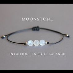 This 6mm Moonstone Bracelet (Grade Aa) Is Simple, Elegant, And Is Totally Adjustable. It Can Be Worn Daily With Casual Or More Fancy Outfits And Is Great For Layering. It Is Also Easy And Comfortable To Wear. Made With Natural Crystals And High-Quality Soft Nylon Cord Which Makes It A Long-Lasting Piece Of Jewelry. All Metal Used Is Solid Sterling Silver Adjustable Elegant Moonstone Beaded Bracelets, White Moonstone Bracelets For Everyday, White Moonstone Bracelet For Everyday, Adjustable White Moonstone Bracelet, Adjustable Moonstone Bead Jewelry 8mm, Adjustable Moonstone Bead Jewelry, 8mm Beads, Adjustable Moonstone Beaded Jewelry, 8mm, Adjustable Moonstone Bead Jewelry, Adjustable White Moon Shaped Bracelets