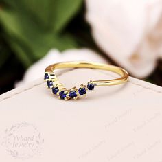 "Please confirm your US size when you make an order) Jewelry Details -Gold Type : 14k gold Stones Type: Lab Created Sapphire Total Carat Weight: approx. 0.26ctw Band Width: Approximately 1.4mm SKU: YR0521-Band ~*-*~Purchase Guarantee: - All our jewelry is handmade, and each process is refined. - 14 Day Refund Guarantee. - All our products are Free Shipping. - Free Gift Box&Packing. ~*-*~Please contact us if you need service: 1. Ring Resizing. 2. Metal Change(PT950/10k/14k/18k White/Yellow/Ro Gold Sapphire Diamond Ring For Wedding, 14k Gold Sapphire Ring With Vvs Clarity For Wedding, Yellow Gold Sapphire Jewelry For Wedding And Anniversary, Gold Sapphire Stackable Rings For Promise, Hallmarked 14k Gold Sapphire Wedding Ring, 14k Gold Sapphire Ring For Wedding, Wedding Sapphire Ring In Yellow Gold With Diamond Cut, Wedding Sapphire Ring 14k Gold Hallmarked, Yellow Gold Sapphire Ring For Wedding