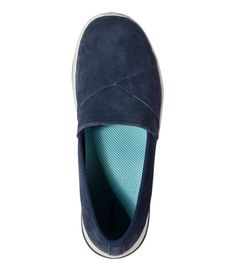 Women's Back Cove Stretch Slip-Ons, Nubuck | Casual at L.L.Bean Woman Back, Nubuck Leather, Ll Bean, Sneakers Shoes, L L Bean, Slip Ons, Slip On Shoes, Warm Weather, Amazing Women