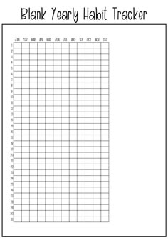 habit tracker bullet journal printable yearly Bullet Journal Tracker Template, Habit Tracker Bullet Journal Yearly, Yearly Habit Tracker Printable Free, Blank Habit Tracker Printable Free, 2025 Habit Tracker, Free Printable Step Tracker, Yearly Habit Tracker Bullet Journal, Goodnotes Habit Tracker Free