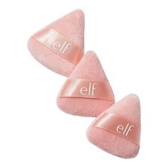 e.l.f. Halo Glow Pinkie Puffs - 3pc Elf Eyebrow, Elf Brushes, Makeup Applicators, Too Faced Lipstick, Halo Glow, Flawless Makeup Application, Elf Cosmetics, Makeup Brush Cleaner, Eye Makeup Brushes