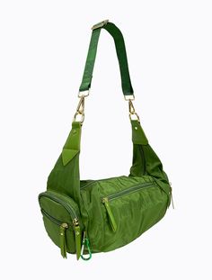 Drew Boy - Olive Green – Poppy Lissiman US Large Capacity Nylon Crossbody Hobo Bag, Functional Large Capacity Crossbody Satchel, Green Nylon Backpack Shoulder Bag, Multifunctional Crossbody Bags For On-the-go, Green Rectangular Nylon Shoulder Bag, Green Large Capacity Nylon Shoulder Bag, Nylon Bags With Detachable Strap And Double Handle, Large Capacity Green Nylon Shoulder Bag, Multifunctional Green Shoulder Bag For Daily Use