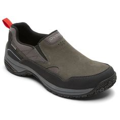 Men's Glastonbury Waterproof Slip-On Shoe – Rockport Walking Shoes With Rubber Sole For Outdoor Activities, Waterproof Slip-on Walking Shoes For Sports, Walking Shoes With Ortholite Insole For Outdoor Activities, Sporty Waterproof Slip-on Walking Shoes, Cushioned Sneakers For Outdoor Work, Slip-on Slip-resistant Walking Shoes For Outdoor Activities, Slip-resistant Slip-on Walking Shoes For Outdoor Activities, Functional Outdoor Slip-ons With Round Toe, Sporty Slip-ons With Round Toe For Outdoor