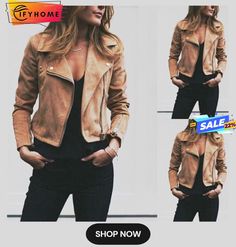 Women Ladies Long Sleeve Waterfall Cardigan Blazer Coat Open Front Suede Jacket Zip Up Biker Casual Tops Clothes Casual Biker Jacket With Lapel Collar For Fall, Trendy Leather Jacket With Lapel Collar For Fall, Trendy Fall Leather Jacket With Lapel Collar, Long Sleeve Biker Jacket For Fall Workwear, Casual Fitted Biker Jacket With Lapel Collar, Spring Casual Biker Jacket With Lapel Collar, Spring Biker Jacket With Long Sleeves, Casual Biker Jacket For Fall, Spring Long-sleeve Biker Jacket