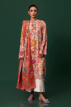 Brand: Sana SafinazProduct Code: H243-015B-2BQCollection: Mahay by Sana Safinaz Unstitched Winter CollectionFabric: Linen DESIGN DETAILS: Digital Printed Shirt Front On Linen 1.15 Meters Digital Printed Shirt Back On Linen 1.15 Meters Digital Printed Sleeves On Linen 0.65 Meters Embroidered Patti On Organza 1 Meter Digital Printed Dupatta On Khaddar 2.5 Meters DISCLAIMER:* Lining, Laces, and Tassels are not included in unstitched variants.* Embellishment items in stitched outfits are subject to market availability.* Product color may vary due to photographic lighting or your device settings. CARE INSTRUCTIONS: Extra Fabric Has Been Used For Shoot Original Color May Vary Slightly From The Picture Dry Clean Recommended Iron The Clothes At Moderate Temperature Do Not Use Bleach, Or Stain Remo Semi-stitched Silk Palazzo Set With Floral Print, Multicolor Embroidered Anarkali Set With Printed Motifs, Floral Print Long Sleeve Salwar Kameez For Wedding, Floral Print Salwar Kameez With Traditional Drape, Unstitched Floral Print Sharara For Eid, Anarkali Palazzo Set With Multicolor Embroidery, Eid Floral Print Unstitched Sharara, Designer Floral Embroidered Unstitched Suit, Multicolor Silk Palazzo Set With Long Sleeves