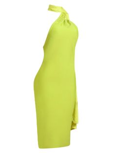 This simple but must-have dress is perfect for a night with the dolls. Featuring a green bandage material with a halterneck design with an open back and a figure-hugging fit. Team this Kinga Halterneck Bandage Midi Dress with heeled mules and a simple bag to complete the look. 
    Material: Bandage (95% Polyester, 5% Spandex)    Invisible zipper opening at the back   Stretch Factor:    High Stretch    Clean: Gentle machine wash    Color may vary due to the lighting on images. The product images Simple Bag, Shapewear Tops, Bandage Midi Dress, Jumpsuits And Romper, Feather Dress, Maxi Dress Green, Perfect Wedding Dress, Versatile Dresses, Embellished Dress