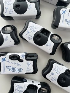 there are many cameras that have writing on them