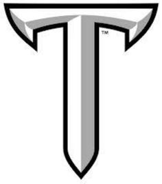 the t logo is shown in black and white, with an arrow pointing up at it