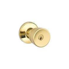 an image of a golden door knob