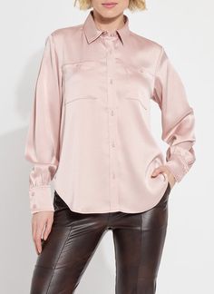 color=Antique Rose Elegant Fitted Tops With Pockets, Elegant Relaxed-fit Blouse With Pockets, Elegant Blouse With Pockets In Relaxed Fit, Elegant Relaxed Fit Blouse With Pockets, Elegant Blouse With Pockets And Relaxed Fit, Chic Fitted Tops With Buttoned Pockets, Elegant Solid Color Blouse With Pockets, Elegant Fitted Blouse With Pockets, Classic Fitted Blouse With Pockets