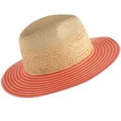 Ensure your face stays shaded this summer with Shiraleah's Armida Hat. Made from a natural paper straw base, this trendy beach hat features a chic orange and pink stripe design on the rim that can match any outfit. Pair with other items from Shiraleah to complete your look! Natural Paper, Trendy Beach, Orange And Pink, Beach Hat, Scarf Hat, Paper Straws, Pink Stripes, Sun Hat, Straw Hat