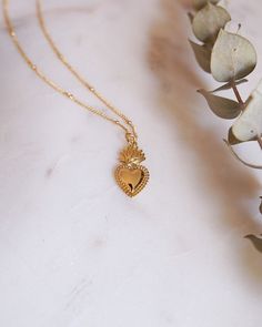 Gold Heart-shaped Spiritual Necklace, Gold Spiritual Heart Necklace, Spiritual Gold Heart Necklace, Spiritual Gold Heart Jewelry, Spiritual Gold Jewelry With Heart Pendant, Spiritual Heart-shaped Gold Jewelry, Spiritual Gold Heart Pendant Necklace, Spiritual Gold Heart Necklace As Gift, Spiritual Gold Heart Necklace Gift