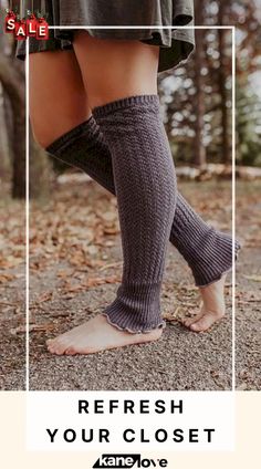 Cable Knit Leg Warmers with Flare Casual Knitted Leg Warmers, Gray Knit Knitting Pattern For Fall, Gray Knit Pattern For Fall, Gray Knitting Pattern For Fall, Casual Fitted Knitting Pattern For Fall, Casual Gray Knitting Pattern For Fall, Casual Fitted Fall Knitting Pattern, Casual Fitted Knitted Sweater, Fall Knitting Pattern In Gray