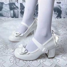 Customized Product. is not eligible for return. Ship In 5-15 Days.Fabric Material: PuColor: Pink. Black. White. BlueHeels Height: 6.5cm/2.56" Spring Lace-up Mary Jane Heels, Spring Platform Court Shoes With Round Toe, White Synthetic High Heel Court Shoes, White Round Toe Court Shoes For Party, White High Heel Court Shoes For Spring, Spring Synthetic Round Toe Court Shoes, White Court Shoes With Heel Strap And Round Toe, White Round Toe Court Shoes With Heel Strap, Retro Round Toe Court Shoes For Spring