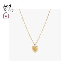 in stock Everyday Gold Heart Beads Necklace, Everyday Gold Heart Necklace With Heart Beads, Classic Gold Heart Necklace For Everyday, Elegant Gold Heart Locket Necklace, Gold Heart Necklace With Charm For Mother's Day, Classic Gold Locket Necklace With Heart Charm, Classic Gold Heart Jewelry, Gold Heart Charm Necklaces, Gold Heart Charm Necklaces With Heart Cut