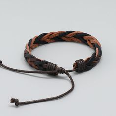 Style: Europe and America Material: Artificial Leather Color: Black Brown Fashion Element: Camouflage, Rainbow Retro Men, Leather Pulls, Artificial Leather, Brown Fashion, Bracelets For Men, Mens Bracelet, Camouflage, Leather Bracelet, Black And Brown