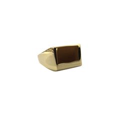 Let’s add this captivating Signature Rectangular Signet Ring to your everyday ring stack for a whimsical statement look. Designed in a 925 recycled sterling silver, it divinely showcases a geometric rectangular shape with a glossy and lustrous finish, adding a bit of sparkle. It is highly flexible that fits perfectly on your versatile fingers, adjusting to your desired size. This signature ring comes in luxurious rose gold, gold, and silver tones- choose your favorite color to accent your style. Minimalist Rectangular Ring With Polished Finish, Minimalist Jewelry With Polished Edges Rectangular Shape, Minimalist Rectangular Jewelry With Polished Edges, Gold Jewelry With Polished Edges For Gift, Modern Square Gold Rings, Everyday Gold Jewelry With Polished Edges, Modern Gold Signet Ring With Rectangular Stone, Modern Rectangular Jewelry With Polished Finish, Modern Gold Square Signet Ring