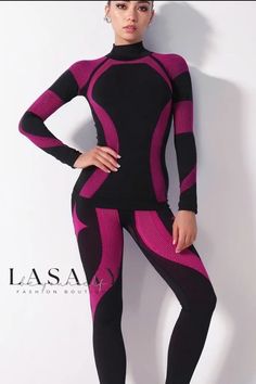 Lasaky - Professionally Engineered Seamless Knit Long Sleeve Fitness Sweatshirt with Striped Design, Ideal for Outdoor Yoga and Exercise Pink Crew Neck Activewear For Fall, Winter Stretch Black Long Sleeve Top, Black Stretch Long Sleeve Top For Winter, Casual High Stretch Black Sweater, Black Stretch Long Sleeve Top, Black Stretch Long Sleeve Crop Top, Black Long Sleeve Activewear, Pink Long-sleeve Activewear For Fall, Pink Long Sleeve Activewear For Fall