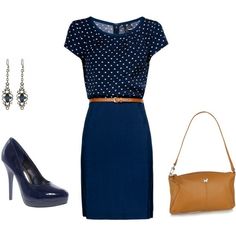 . Navy Blue Outfit, Office Woman, Teen Dresses, Going Out Clothes, Casual And Formal Outfits, Inspiration For Work, Pretty Looks, Modest Outfit Ideas, Business Clothes