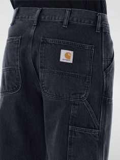 Find CARHARTT WORK IN PROGRESS Jeans on Editorialist. Jeans CARHARTT WIP Men color Blue Pantalon Carhartt, Double Knee Pants, Carhartt Work In Progress, Knee Pants, Men Carhartt, Carhartt Pants, Carhartt Jeans, Utility Pockets, Jeans For Men