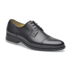 These oxfords are designed to fit ergonomically offering premium Comfort, Made of Premium soft lambskin Leather. Whole size only, please choose one number above if you usually wear half number (e.g. if your size is 7.5 then go up to 8) Made in Mexico These stylish shoes are the perfect blend of fashion and function. Manufactured with the highest quality materials, they are built to last. The comfort level of these shoes is unmatched, providing all-day support for your feet. Black Moc Toe Oxfords For Semi-formal Occasions, Classic Oxford Lace-up Shoes For Business, Oxford Lace-up Shoes With Moc Toe For Business Casual, Business Derby Oxford Shoes With Cap Toe, Semi-formal Plain Toe Oxfords, Leather Oxford With Rubber Sole For Semi-formal Occasion, Leather Oxford With Rubber Sole For Semi-formal Wear, Leather Oxford Shoes With Rubber Sole For Semi-formal, Fitted Business Derby Shoes With Plain Toe