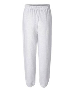 Adult Heavy Blend™ Adult 8 oz., 50/50 Sweatpants - ASH - 3XL | Gildan G182 Adult Heavy Blend 8 oz. 50/50 Sweatpants in Ash Size 3XL | Cotton Polyester G, Basic Sports Pants With Ribbed Waistband, Basic Jogging Pants With Pockets, Gray Full-length Jogging Pants, Full Length Joggers With Comfort Waistband, White Full-length Sportswear Pants, Basic Jogging Pants With Comfort Waistband, White Sportswear Pants With Side Pockets, Basic Cotton Sports Pants, Full Length Cotton Sports Bottoms