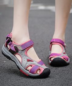 Pink Outdoors Hollow Out Best Sandals For WalkingMade of:-PU Upper.-Rubber sole- cushioned insole. Summer Sport Sandals With Ankle Strap For Outdoor Activities, Sport Sandals With Ankle Strap For Summer, Breathable Open Toe Sandals For Walking, Breathable Sandals For Summer Walking, Breathable Open Toe Sport Sandals For Walking, Beach Sport Sandals With Round Toe, Spring Sandals For Outdoor Activities With Ankle Strap, Sporty Sandals With Round Toe For Walking, Sporty Sandals For Walking With Round Toe