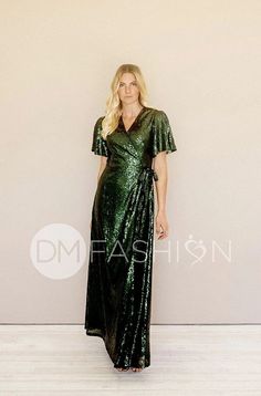 Aria Hunter Green Sequin Dress - DM Exclusive comfy dresses, classy dresses, midi dresses, party dresses, casual looks,sister missionary dresses, modest dresses, church dress, missionary outfits, easy throw on clothing, modest dresses, dresses to throw on, casual dresses, flirty dresses, embroidery dresses, flowy dresses, cute dresses, dresses 2020 fall 2020 dresses, midi dresses, holiday dress, holiday style, holiday, christmas dress Green Fitted Gown For Wedding Guest, Fitted Green Gown For Wedding Guest, Green V-neck Evening Dress With Sequins, Fitted Green Sequin Gown, Fitted Green Gown With Sequins, Green Fitted Sequin Gown, Green Floor-length Bridesmaid Dress For Party, Green V-neck Evening Dress For Party Season, Green Sequin Maxi Dress For Evening