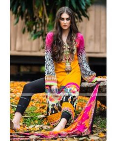 Firdous Silk Suits Collection 2015 for Eid Lawn Dresses, Summer Lawn, Lawn Dress, Lawn Suits, Dress Suits, Creative Fashion, Bridal Wear, Atom, Cotton Dresses