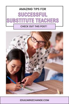 Here are some tips for Successful Substitute Teachers that will help you navigate the situation successfully and enhance the overall educational experience for students. Teacher Teaching Students, Substitute Teacher Tips, Teacher Development, Effective Classroom Management, Classroom Management Techniques, Teacher And Student, Substitute Teaching, Professional Development For Teachers, Classroom Materials