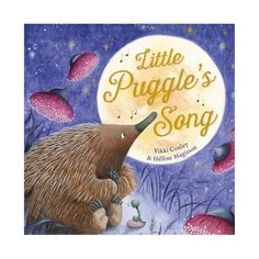 a book cover for little puggle's song with an illustration of a porcupine