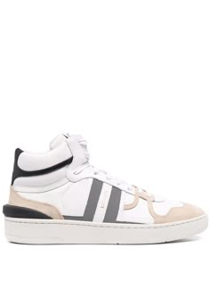 LANVIN Clay high-top Sneakers - Farfetch Jordan Off White, Air Jordan 1s, Balenciaga Speed, Jordan 1s, Rick Owens Drkshdw, Lettering Logo, Hype Shoes, Hi Top, Adidas Superstar Sneaker