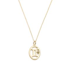 Zodiac Necklaces - a celestial blend of style and symbolism. Crafted with precision, each piece represents the unique traits of your zodiac sign. Available in silver and gold finishes, these necklaces aren't just accessories; they're personal talismans. Elevate your everyday look or gift a special someone with the stars' elegance. Yellow Gold Zodiac Sign Pendant Jewelry, 14k Gold Zodiac Sign Medallion Jewelry, Personalized Celestial Sterling Silver Necklace, Personalized Celestial Sterling Silver Necklaces, Celestial Sterling Silver Personalized Necklaces, Zodiac Sign Pendant Jewelry Gift, Sterling Silver Zodiac Sign Jewelry Gift, Sterling Silver Zodiac Sign Charm Necklace For Gift, Sterling Silver Zodiac Sign Jewelry For Gift