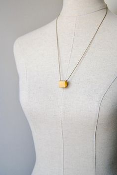 Brass Cube Necklace | Geometric Square Charm | Gift For Minimal Man or Woman Minimalist Square Jewelry With Adjustable Chain, Minimalist Square Pendant For Jewelry Making, Minimalist Square Pendant Jewelry For Everyday, Minimalist Everyday Jewelry With Square Pendant, Minimalist Brass Necklace With Rectangular Pendant, Minimalist Nickel-free Square Pendant Jewelry, Square Minimalist Jewelry For Everyday, Minimalist Rectangular Necklace For Everyday Use, Minimalist Adjustable Square Pendant Necklace