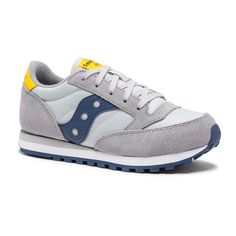 Jazz Original Sneaker for sale by stride rite. View All > sneakers. . 194917113561. Sneakers Grey, Kids Sneakers, Mini Me, Grey Blue, Saucony Sneaker, Comfortable Fashion, Boys Shoes, Sneakers For Sale, Nice Shoes