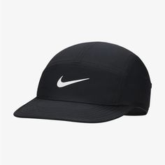 Nike Adult Unisex Dri-Fit Fast Cap Black 5 Five Panel Running Color: Black Reflective Sku: Fb5624-010 Size: Adjustable Medium Large Condition: New With Tags Nike Black Curved Brim Baseball Cap, Functional Black Six-panel Hat, Nike Black Visor Baseball Cap, Nike Breathable Baseball Cap, Nike Black Baseball Cap For Outdoor, Black Nike Baseball Cap For Sports, Nike Black Hats For Outdoor, Nike Breathable Baseball Cap For Sports, Black Nike Baseball Cap